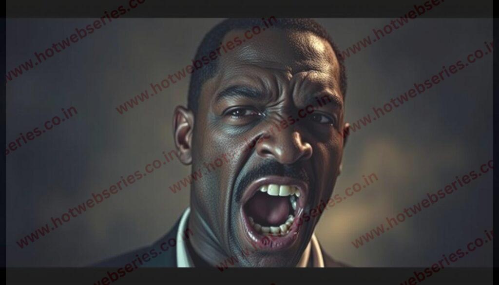 Generate an image of Eddie Murphy in a dramatic role.