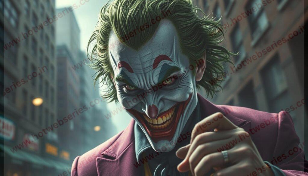 Generate an image of the Joker from "The Dark Knight" (2008) movie.